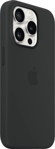 Apple iPhone 15 Pro Silicone Case with MagSafe Black