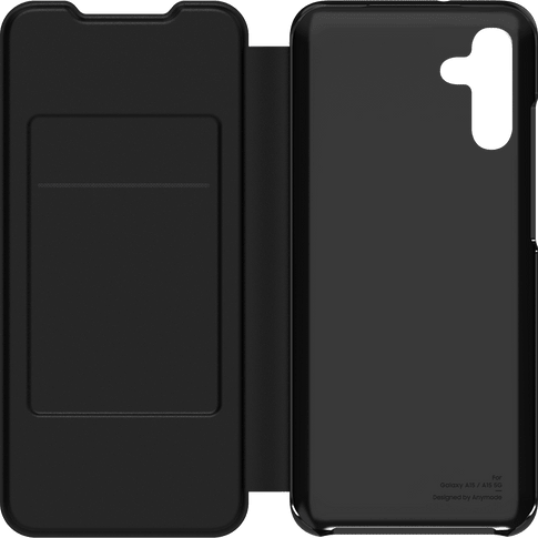 Samsung Galaxy A15 Wallet Flip Bookcover Black