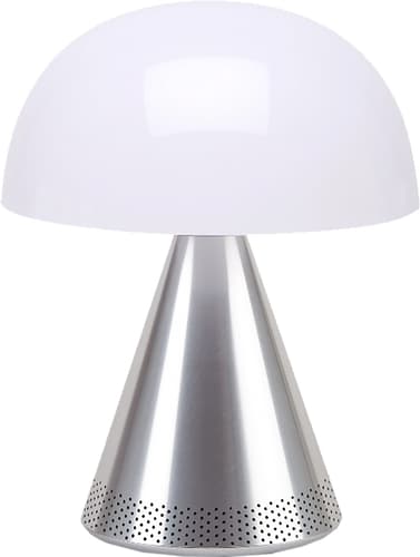Lexon Mina L Lamp with Bluetooth Speaker silver
