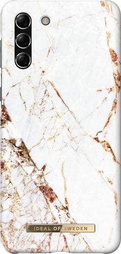 iDeal of Sweden Galaxy S21+ Cover Marble White/Gold