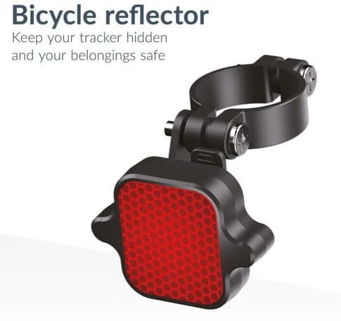 Beeep Bicycle Reflector Tracker Apple Find My & Android Black