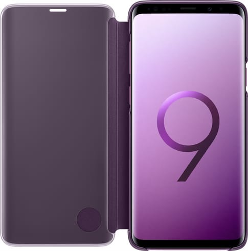 Samsung Galaxy S9 plus Clear View Flip-Cover violette