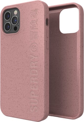 Superdry iPhone 12/12 Pro Eco-Friendly Cover pink