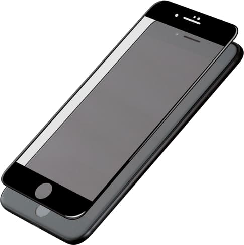 Eiger iPhone 6/7/8 screenprotector 3D Glas black
