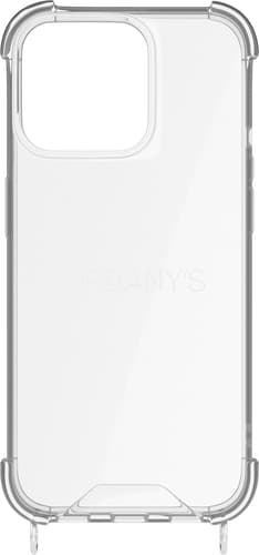 Urbany's iPhone 16 Pro Necklace Silicone Backcover transparent