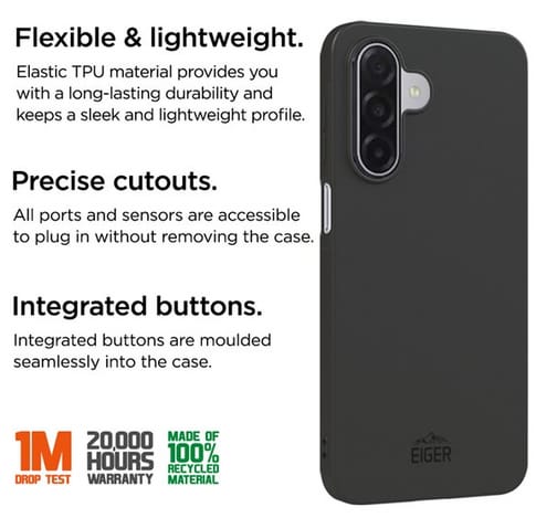 Eiger Samsung Galaxy A17 5G TPU Case Black (b2b)