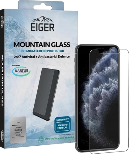 Eiger iPhone XI screen protector Glas flach