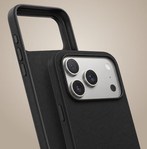 Vonmählen Fabric Folio Bookcover iPhone 18 Pro Black