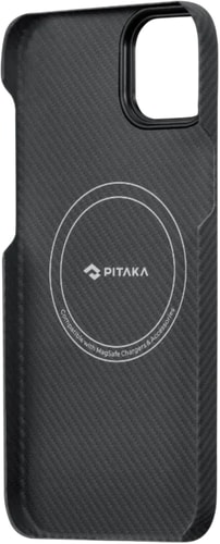 Pitaka iPhone 14 MagEZ Backcover black/grey Twill
