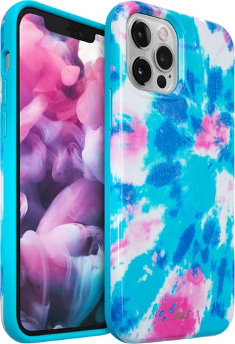 LAUT iPhone 12/12 Pro Backcover Tie Dye sky blue