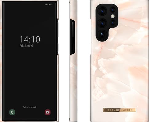 iDeal of Sweden Galaxy S22 Ultra Cover Marble Rose