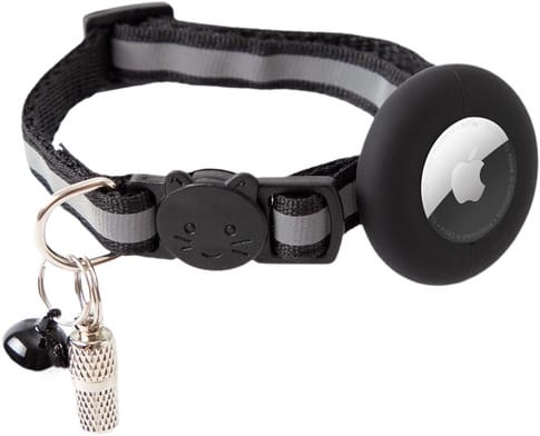 AK Kisten Basics Cat Collar AirTag Holder reflector/bell