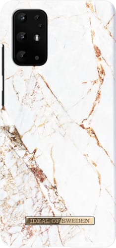 iDeal of Sweden Galaxy S20+ Cover Marble White/Gold