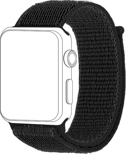Topp Apple Watch 38/40mm Nylon Band black