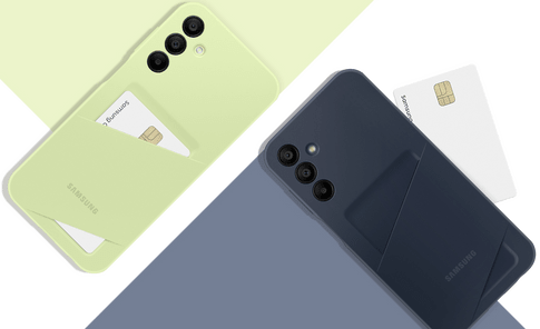 Samsung Galaxy A15 Silicone Backcover Card Slot