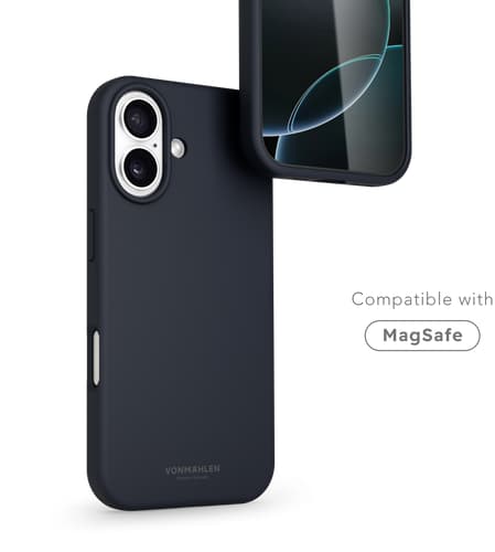 Vonmählen iPhone 17 Silicone Backcover Navy