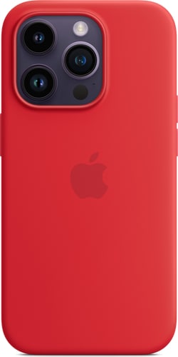 Apple iPhone 14 Pro Silicone Case with MagSafe Red