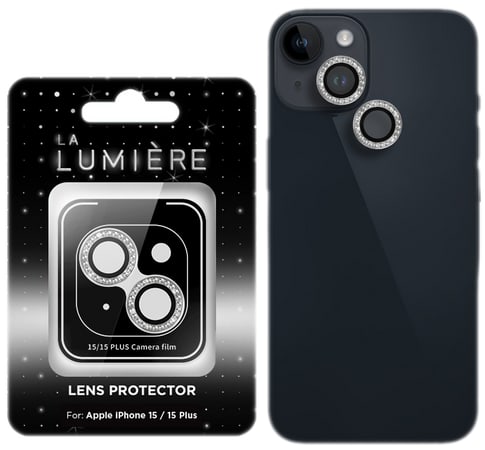 La Lumière iPhone 15 /15 Plus Camera Protector Silver
