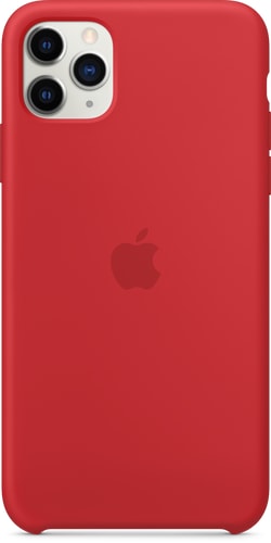 Apple iPhone 11 Pro Max Silicon Backcover red