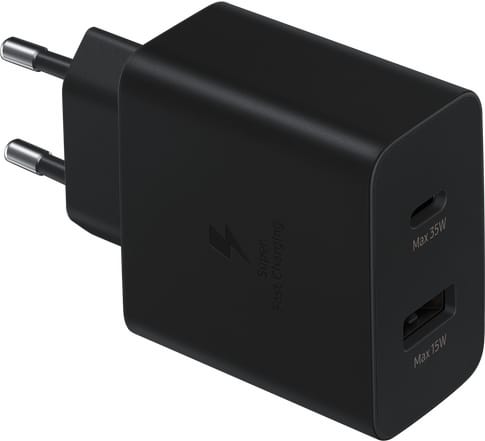 Samsung Dual Charger 240V USB C/USB A fast charging 30W black