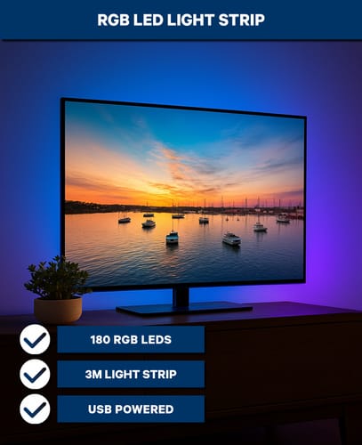 AK Kisten Basics LED Light Strip (3m) 180 LEDs RGB
