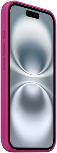 Apple iPhone 16 Silicone MS Backcover Fuchsia