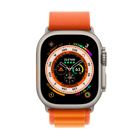 Apple Watch Ultra GPS + Cell 49mm Titanium Orange AL - S