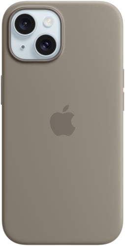 Apple iPhone 15 Silicone Case with MagSafe Clay