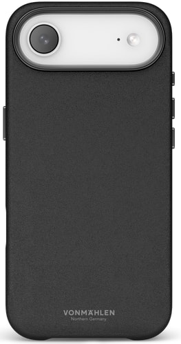 Vonmählen iPhone 17 Air Like Leather Backcover Black