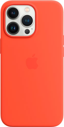 Apple iPhone 13 Pro Silicone Case with MagSafe Nectarine