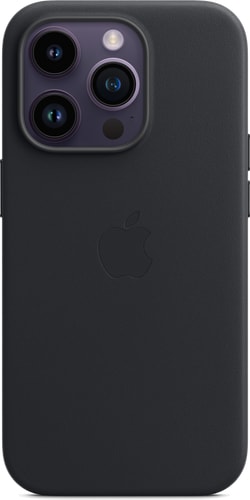 Apple iPhone 14 Pro Leather Backcover with MagSafe Midnight