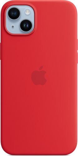 Apple iPhone 14 Plus Silicone Case with MagSafe Red