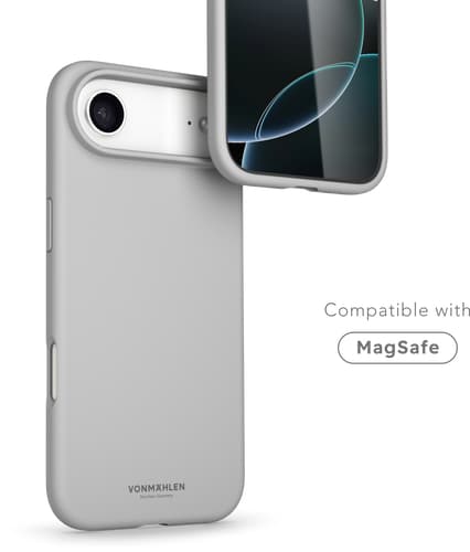 Vonmählen iPhone 17 Air Silicone Backcover Light Gray