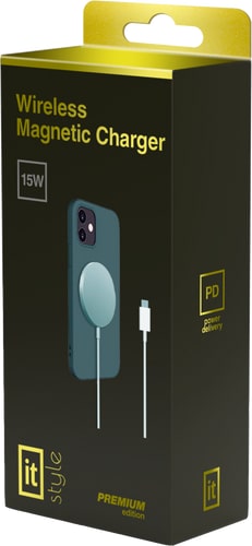 itStyle Premium MagSafe Wireless Charger white