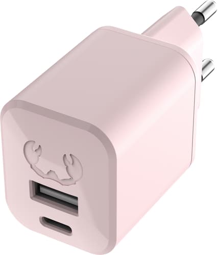 Fresh'N Rebel Mini Charger USB C + A 30W Smokey Pink
