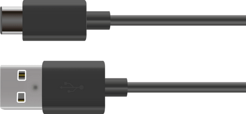 itStyle Data Cable USB C to USB (1m) black
