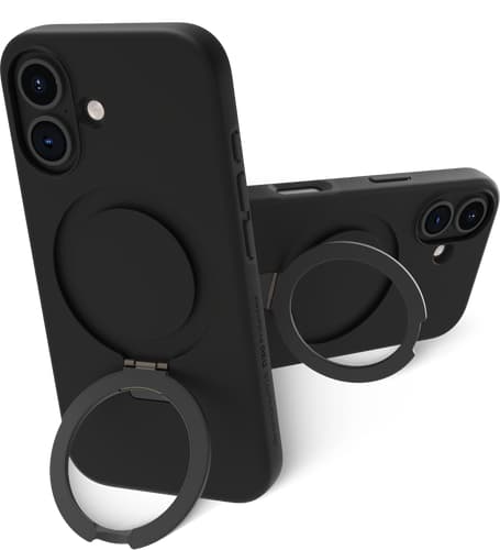 dbramante1928 iPhone 16 Plus Iceland Ultra Kickstand MS Backcover Black