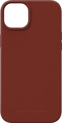 iDeal of Sweden iPhone 15 Plus Silicone Backcover Dark Amber