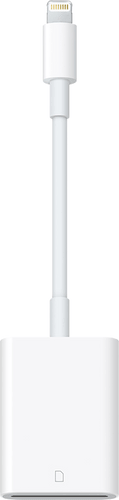 Apple Lightning to SD Card Camera Reader white