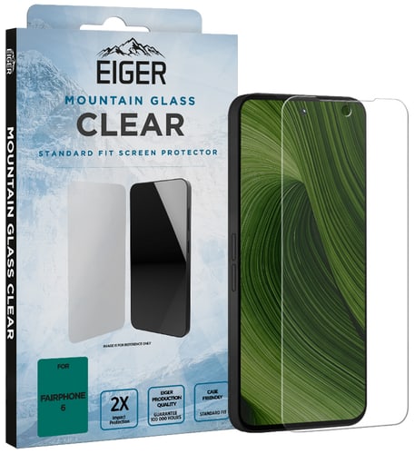 Eiger Fairphone 6 Clear Glass Screen Protector
