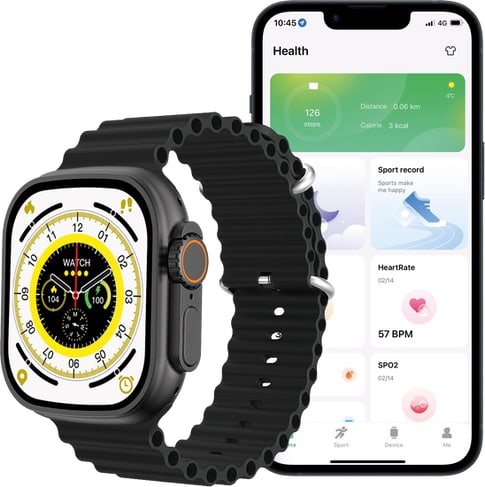KSIX URBAN PLUS Smartwatch Black