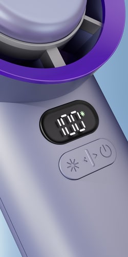 NowGo Hand Fan Cooling M57 Purple