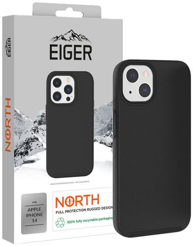 BULK Eiger iPhone 14 North Backcover Black (b2b)