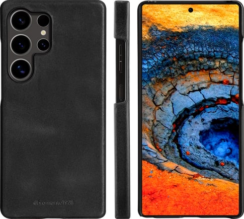 dbramante1928 Galaxy S25 Ultra Lynge Bookcover Black