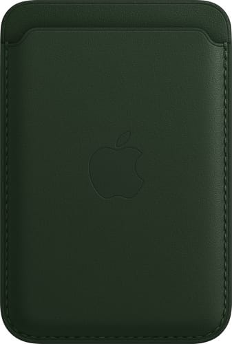 iPhone Leather Wallet with MagSafe Sequoia Green