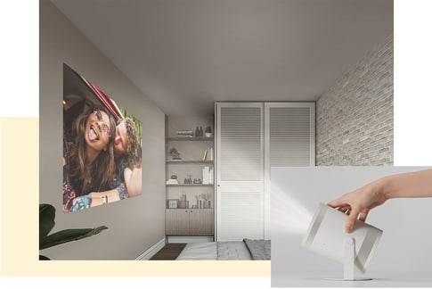 Samsung portable Beamer The Freestyle LSP3 white