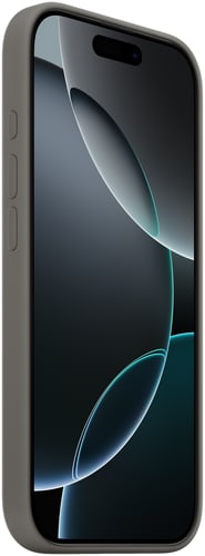 Apple iPhone 16 Pro Silicone MS Backcover Stone Gray