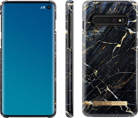 iDeal of Sweden Galaxy S10 Cover Marble Black
