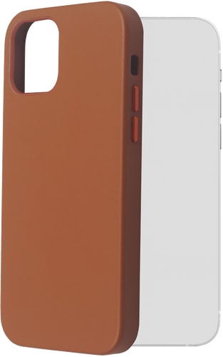 itStyle Premium iPhone 12/12 Pro Leather Case MagSafe Brown