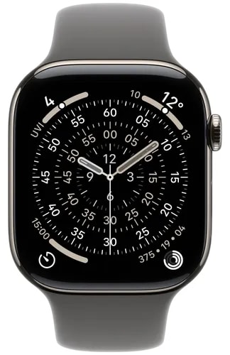 Apple Watch Series 11&nbsp;GPS+Cell 46mm&nbsp;Nat Tit StoneGrey SB-M/L